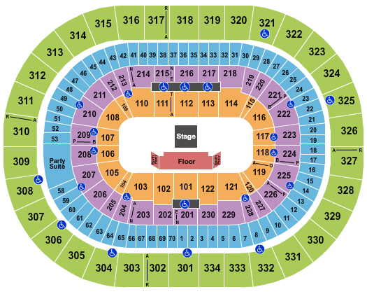 Moda Center Moda Center Seating Chart